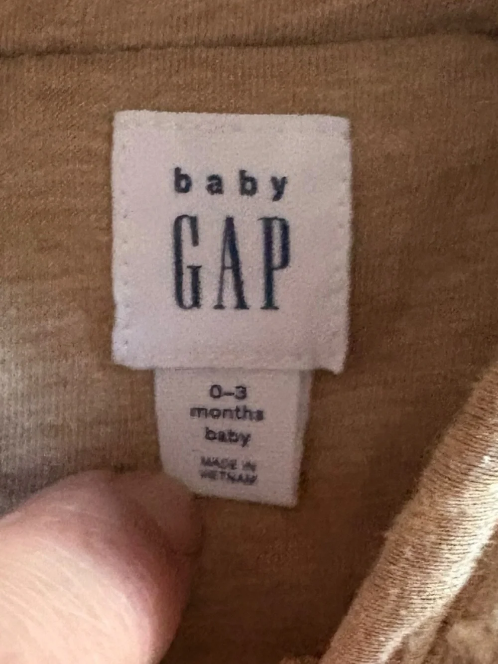 Baby GAP Teddy Fleece Sherpa Hooded Coverall Pram Suit Baby Size 0-3 Months